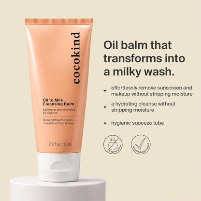 Cocokind Oil to Milk Cleansing Balm