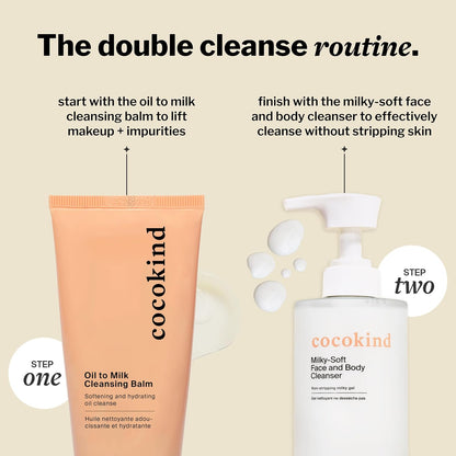 Cocokind Oil to Milk Cleansing Balm